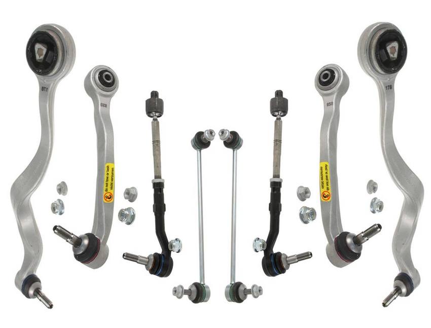 BMW Suspension Control Arm Kit - Front (8 Pieces) 31306781548 - Lemfoerder 3085163KIT